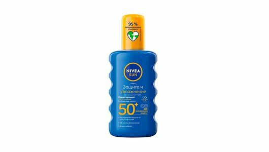 Увлажняющий солнцезащитный спрей ТМ Nivea sun (нивеа сан) Защита и Увлажнение SPF 50+
