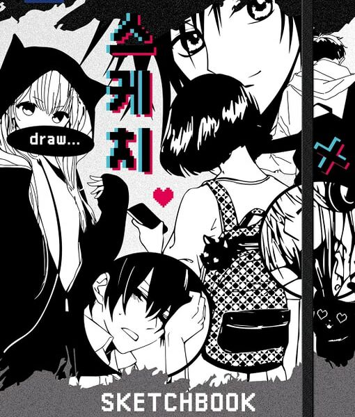 Тетрадь Hatber Premium SketchBook Аниме 80+50л А5