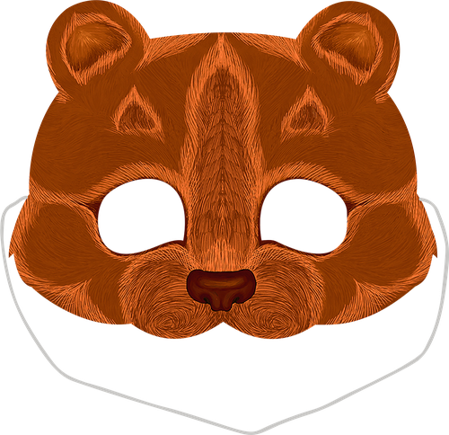 

Набор масок Животные, дизайн в ассортименте, 25x22см, 2шт