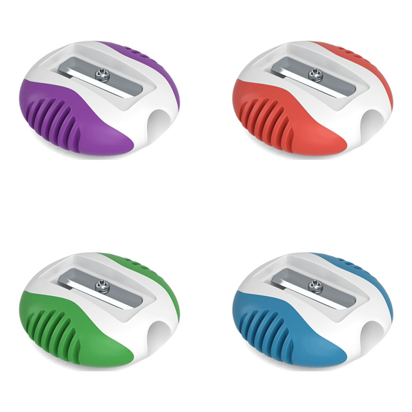 Точилка ErichKrause S-Twist 8 мм, 1 отверстие 1 шт, в ассортименте