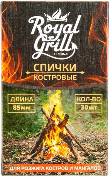 Спички Костровые 85мм/30шт RoyalGrill