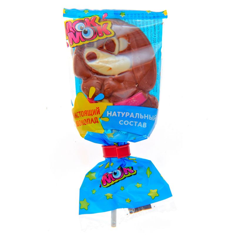 

Шоколад фигурный Капля радуги Шокомонстрики с печеньем на палочке, в ассортименте 24 г