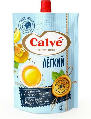 Соус Calve майонезный легкий 20% 400 мл