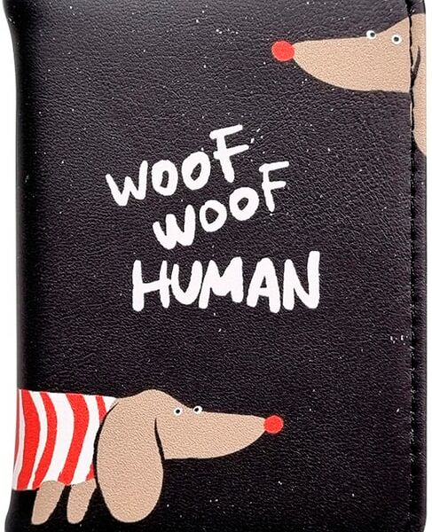 Обложка для проездного билета Be Smart Hey human Таксы 7.7*10см