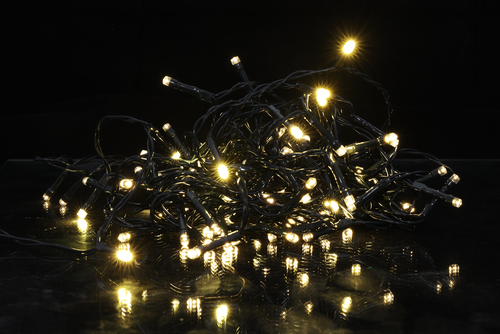 

Электрогирлянда светодиодная Homeclub 100Led 8 режимов, теплый белый IP20 Арт. BLS2173 8 м