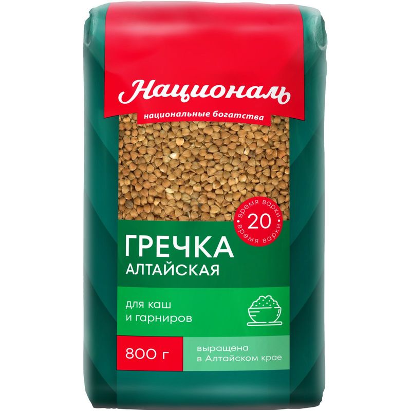 

Гречка Националь Алтайская 800 г
