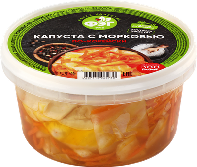 Салат ФЭГ капуста с морковью по-корейски 300 г