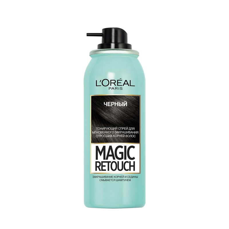 

Cпрей тонирующий L'Oreal Paris Волшебная ретушь (Magic Retouch) черный 75 мл