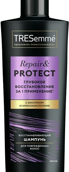 Шампунь для волос TRESemme Восстанавливающий Repair & Protect уменьшает ломкость 400мл