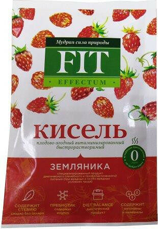 Кисель Fit Effectum витаминизированный земляника
