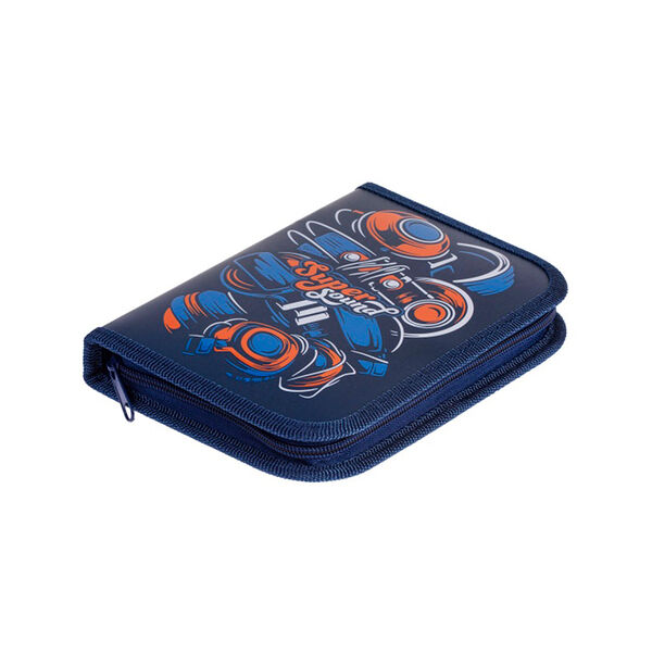 Пенал Hatber Супер звук 190х130мм 1отд на молнии с таблумн мат ламин NPn_44045