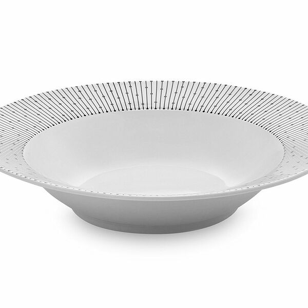 Тарелка суповая Quinsberry Scandi 23 см белый