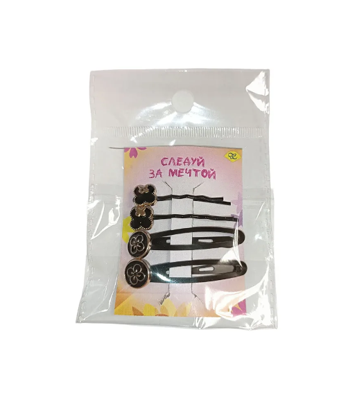 Зажим для волос Дамское счастье 2503, в ассортименте