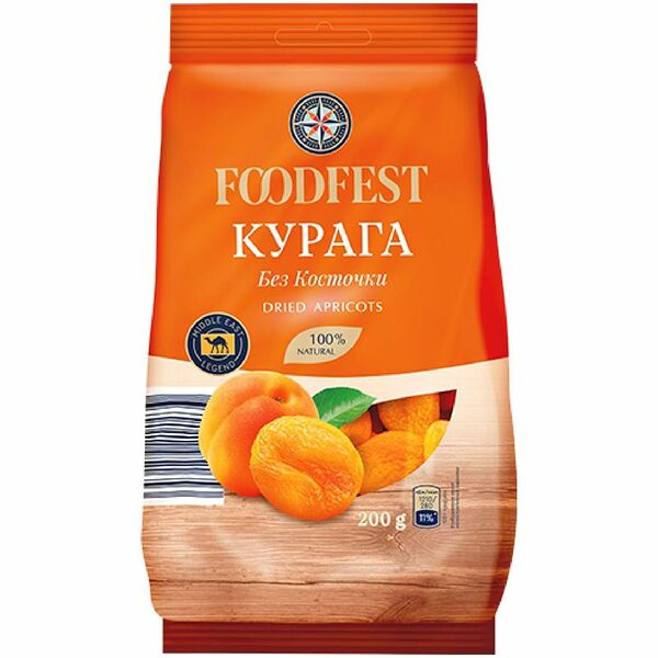 Абрикосы Foodfest сушеные 200г