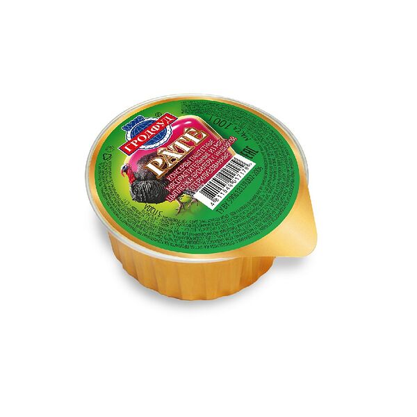 Консервы паштетные мясораст стерил из мяса цыпленка-бройлера с индейкой 100г