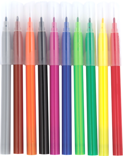 

Фломастеры BERLINGO Замки 10цв,смываемые,картон