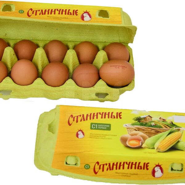 Яйца куриные Станичные С1 500 г