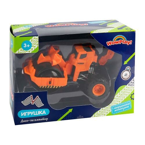 Игрушка дино-экскаватор с инерционным механизмом, 1 шт, цвет в ассортименте