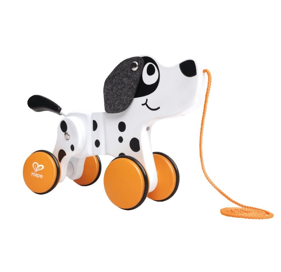 

Игрушка HAPE детская каталка на веревочке "Собачка", серия Зверики, Китай