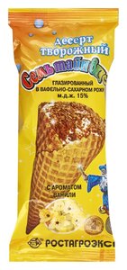 Десерт творожный Семь тайн вкуса с ароматов ванили 15% в Магнит со скидкой –24%