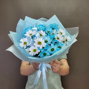 Букет "Небесные хризантемы"