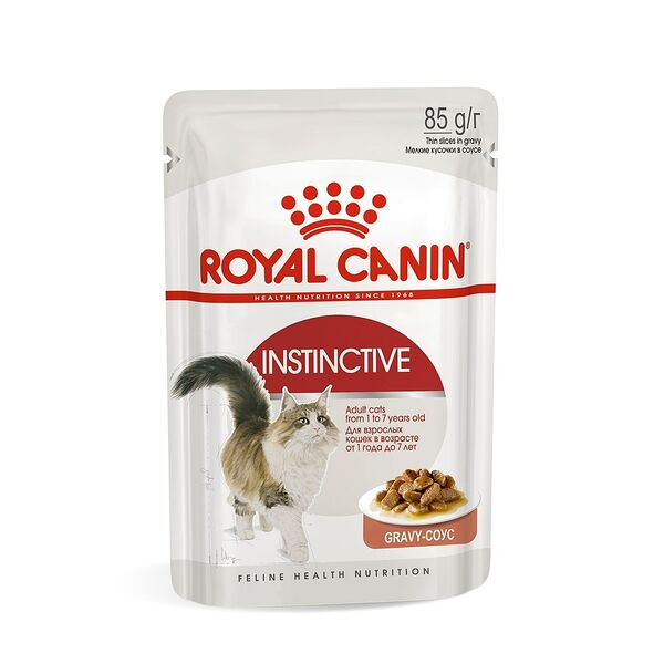 Влажный корм для кошек Royal Canin Instinctive в соусе, 85г