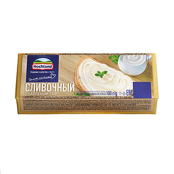 Сыр плавленый Hochland сливочный 35%, 100 г