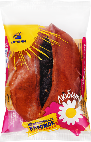 Пирожок Каравай Шереметовский с маковой начинкой, 70г