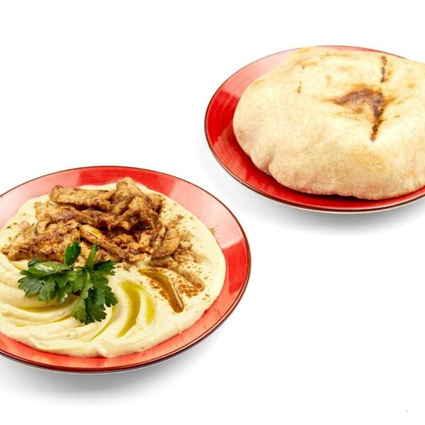 Хумус с курицей Фаттуш