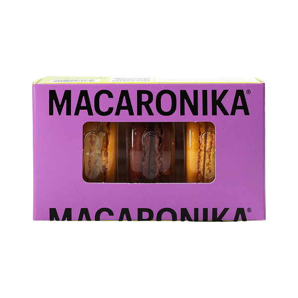 Набор пирожных Macaronika 3.0 макарон замороженные 48 г