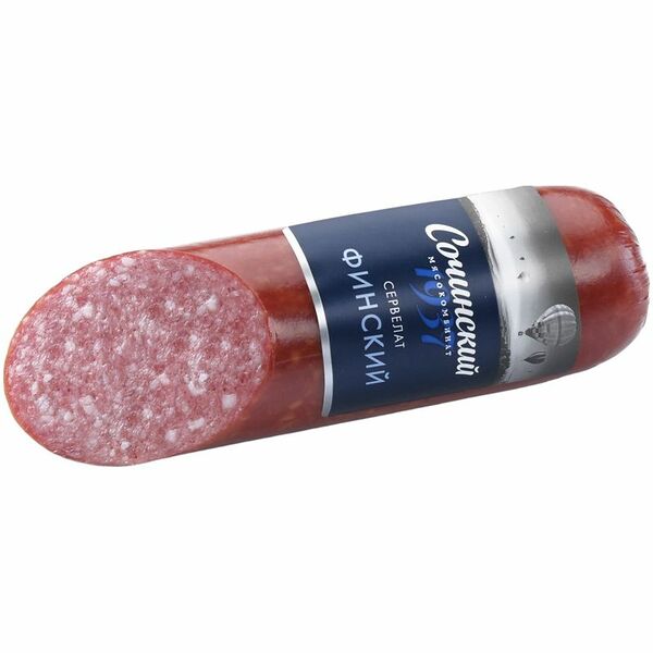 Колбаса копчено-вареная ВМК Сервелат Финский