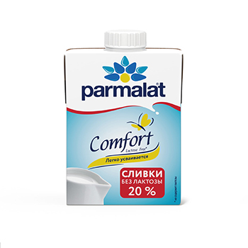 

Сливки Parmalat Comfort безлактозные ультрапастеризованные 20%, 500 г