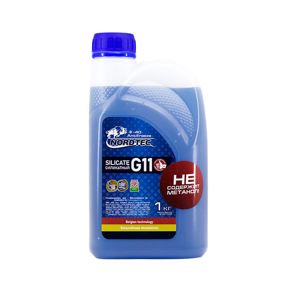 NORDTEC ANTIFREEZE G11 синий 1кг