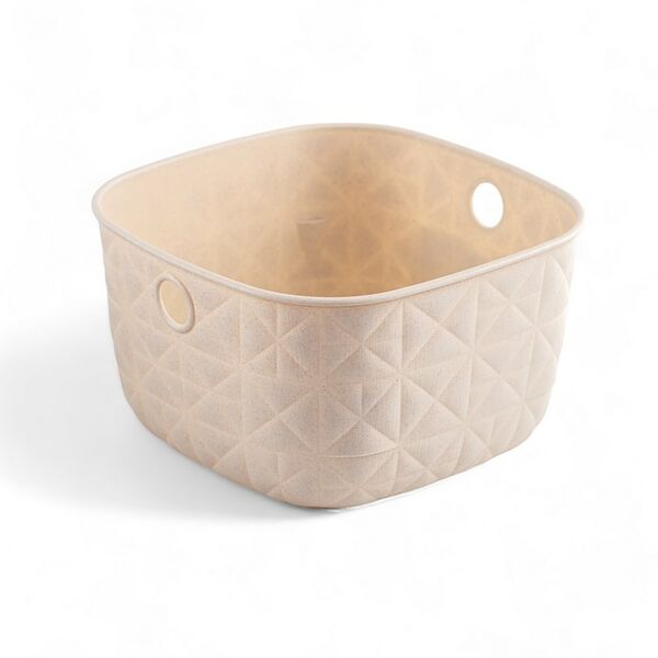 Корзина для хранения Curver Softex XS кремовая 3 л, 19.4 x 19.4 x 11 см