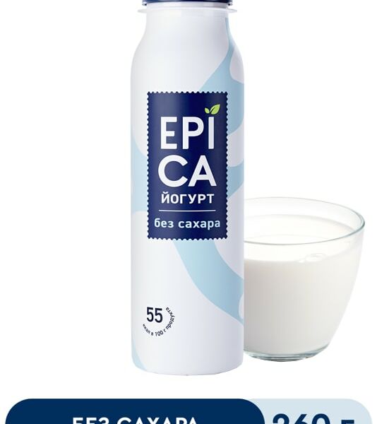 Йогурт питьевой Epica без сахара 2.9% 260г