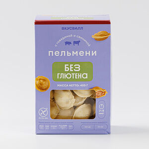 Пельмени с говядиной и свининой без глютена 
