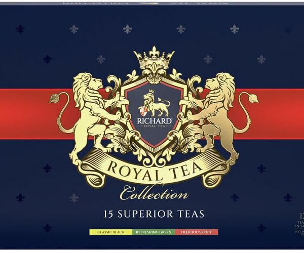Набор чая Richard Royal Tea Collection Ассорти Королевская Чайная Коллекция 120 пак