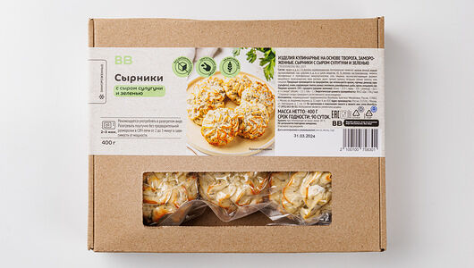 Сырники с сыром Сулугуни и зеленью, зам.