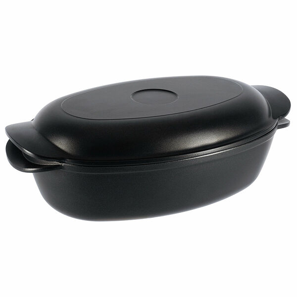 Утятница из литого алюминия Werner Tantal 52212 3 л черный