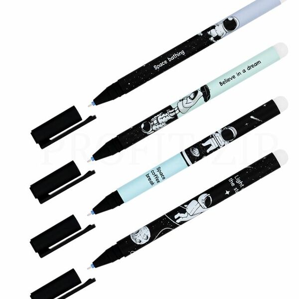 Ручка гелевая MESHU Space traveler, синий стираемая, 0,5мм, 1 шт в ассортименте