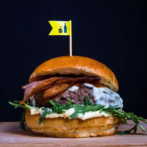 Бургер с трюфельным маслом (большой)