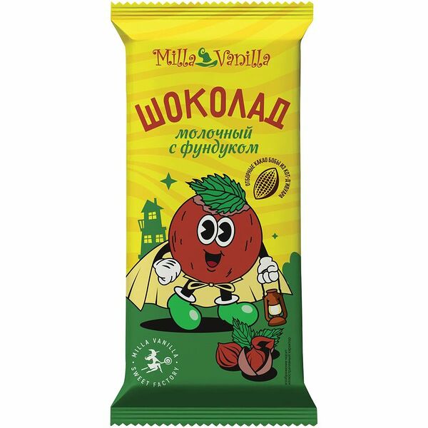 Шоколад Milla Vanilla молочный с фундуком