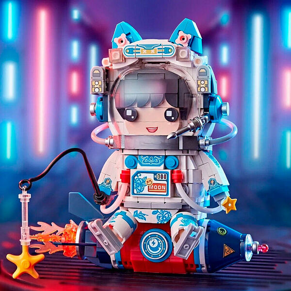 Конструктор LOZ 1753_MK Конструктор Мальчик-астронавт