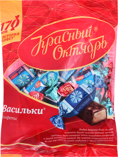 

Конфеты Красный Октябрь Васильки 250 г