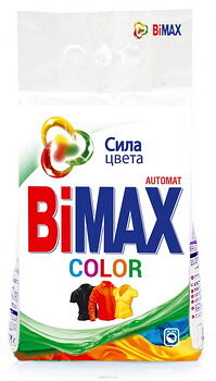 Стир.порошок BIMax автомат Color д/цвет. белья вес 3 кг (мягк.уп)