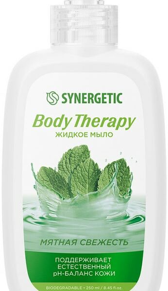 Жидкое мыло Synergetic Body therapy Мятная свежесть 250мл
