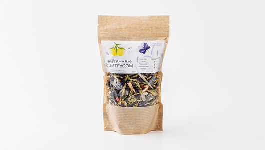 Чай синий Kinby Анчан с цитрусом, 50г