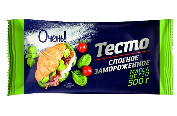 Тесто слоеное замороженное 