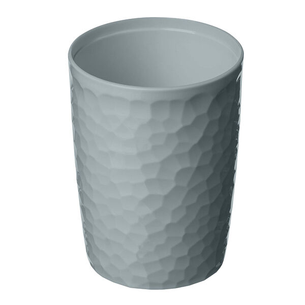 Стаканчик для ванной 350мл, luna, пластик, серый