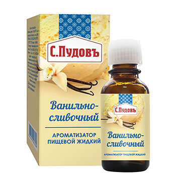 Ароматизатор для выпечки С.Пудовъ ванильно-сливочный 10г, Россия